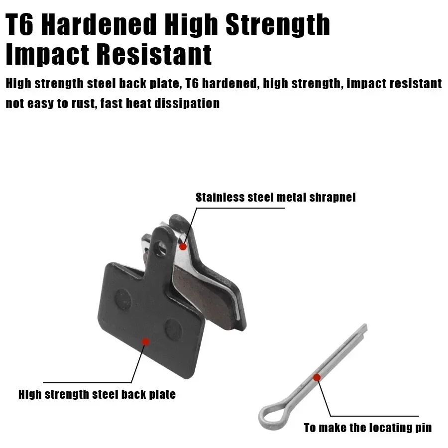 10Pair Brake Pads for KuKirin G2 Master/G4 Smart for KUGOO Kirin G3 PRO Electric Scooter Caliper Brake Disc Pad Accessories