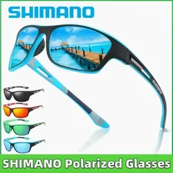 Shimano-hd óculos polarizados para homens e mulheres, esportes ao ar livre, moda, novo, original