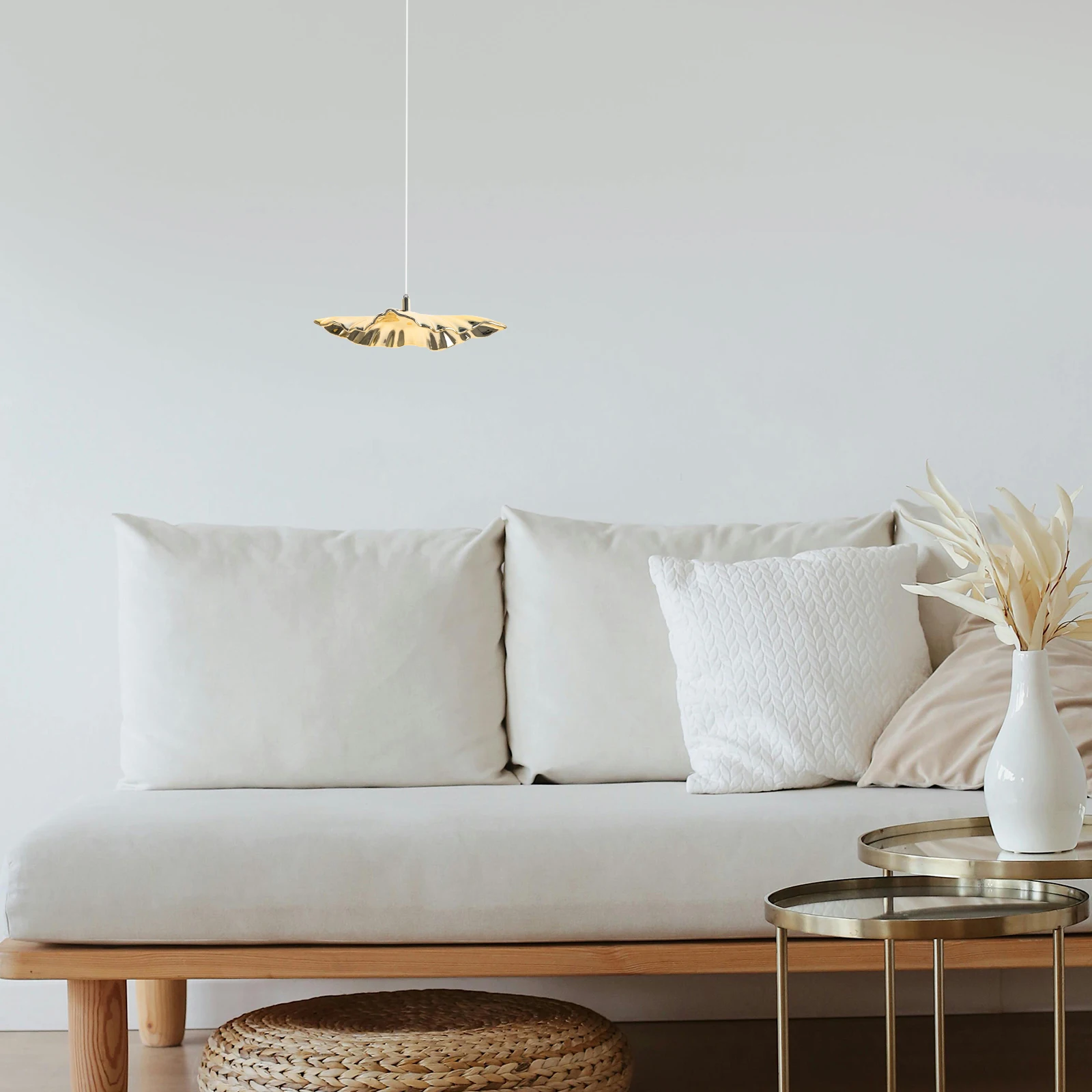 

Electroplating Leaf Decoration Leaves for The Home Plastic Ornament Decorative Ceiling Abs Hanging Pendant