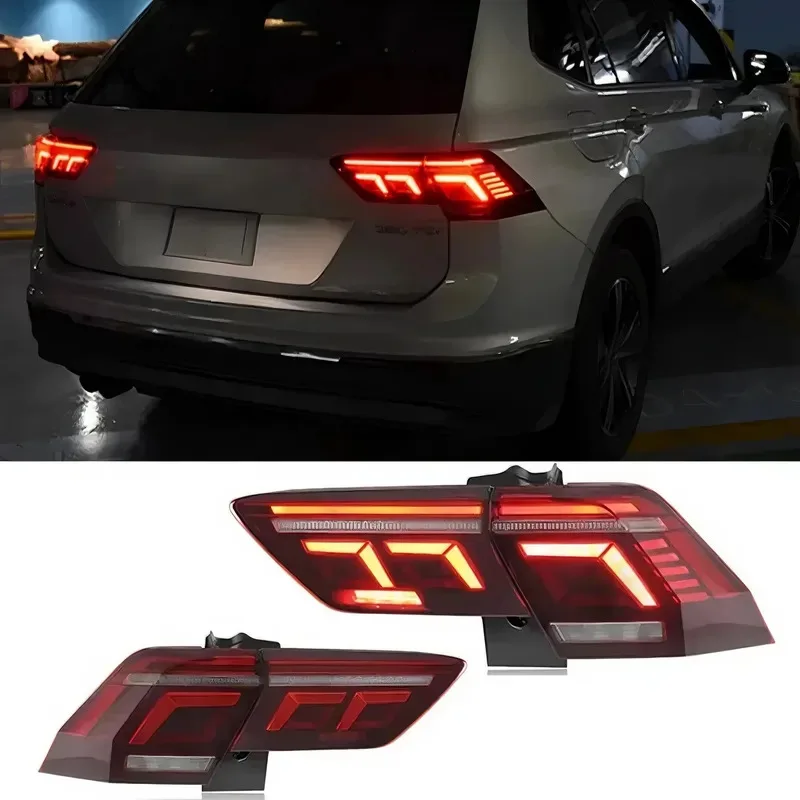 

LED Taillights Assemb Tiguan L 2017-2021 Dynamic Turn nal DRL Daytime Running Light Brake Lamp Rear Light Upgr
