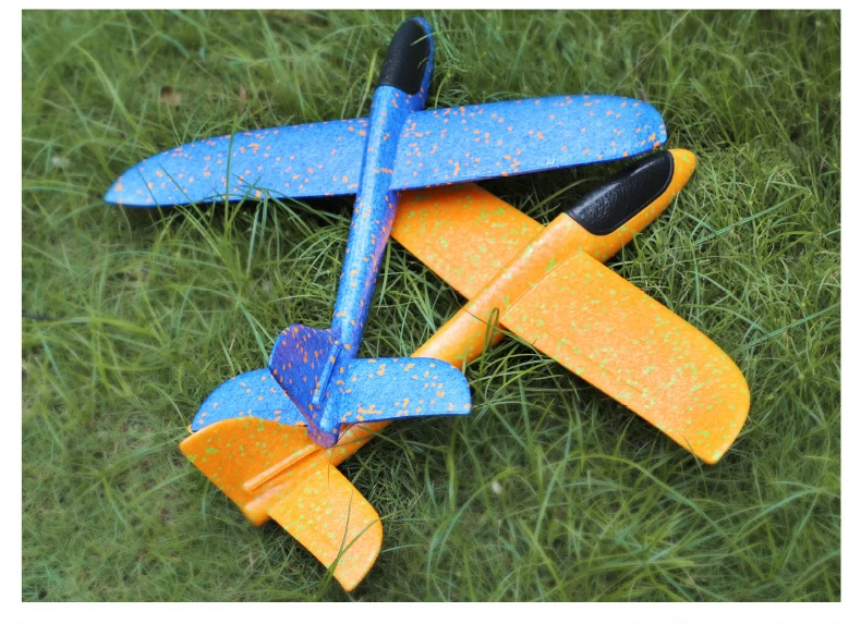 50CM Big Foam Plane Glider Hand Throw Airplane Light Inertial EPP Bubble Planes Outdoor Launch Toys for Children Boys Gift