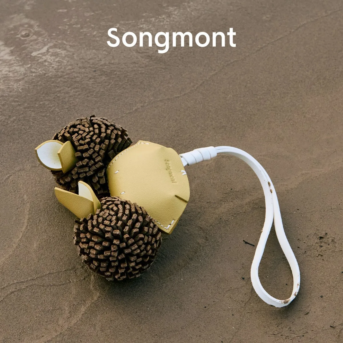 Ciondolo per borsa con granchio di design Songmont, ciondolo per borsa elegante e carino con granchio felice