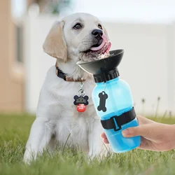 Dog Water Bottle, Portable Travel Water Bottle Dispenser For Dogs - Cats & Kitten Outdoor Travel Water Bottle Bowl,