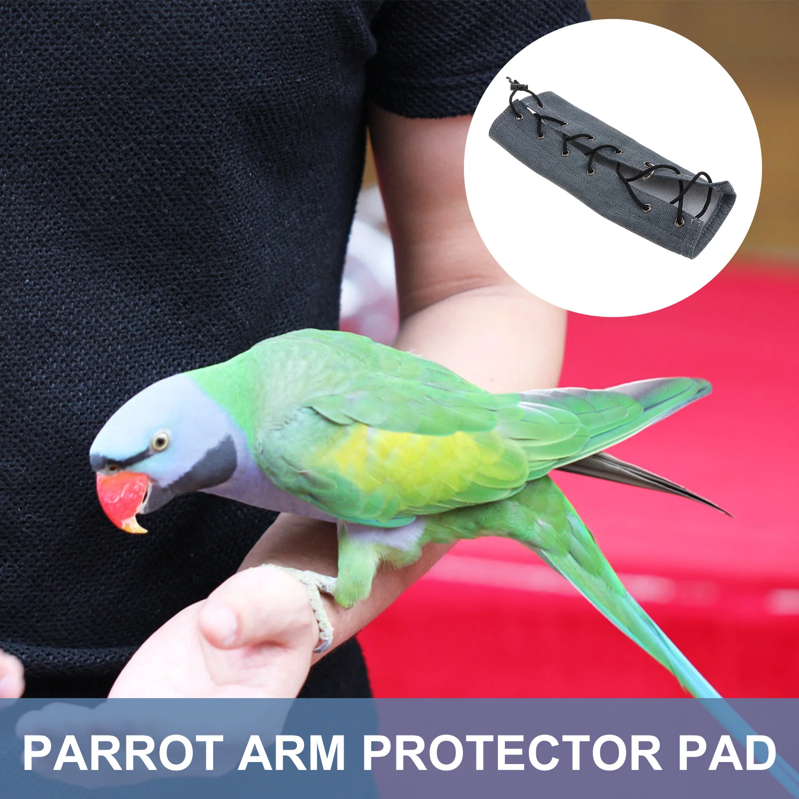

Pet Bird Parrot Arm Protector Comfortable Cotton Fabric Adjustable Sleeve Anti Scratch Hand Cover Parrot Poop Protector