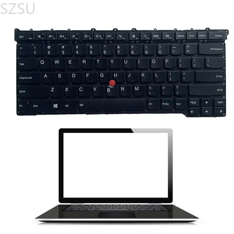

SZSU новая американская черная английская клавиатура для ноутбука Carbon Gen3 3rd 2015