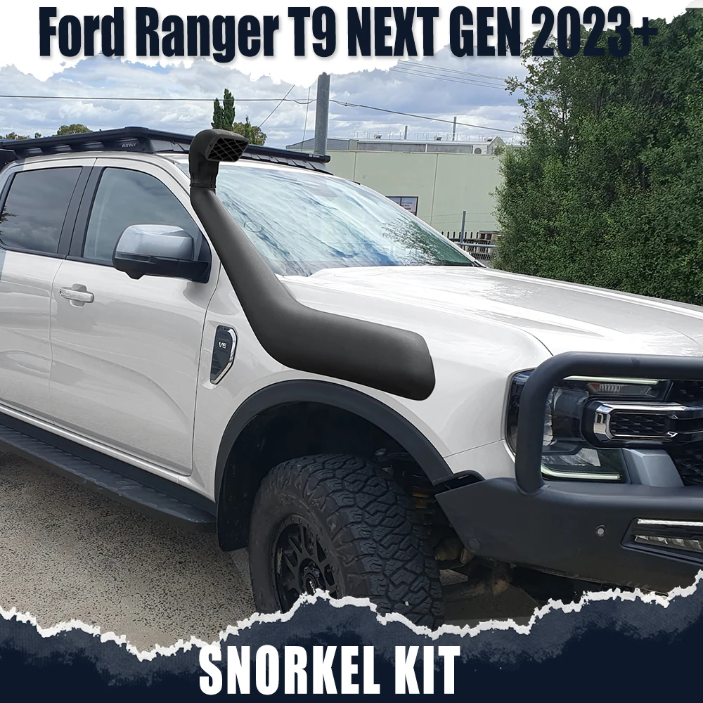 Air Ram Intake Snorkel Kit For Ford Ranger Next Gen 2023+ T9 Wading Breath Hose Pipe 2.0Ltr Bi-Turbo YN25 Engine Car Accessories