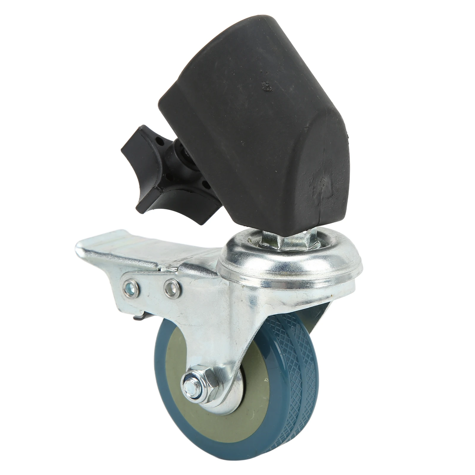 3pcs 22mm Swivel Caster Wheels Set for Photography Light Stand Tripod Studio Photo Video Shooting Locking Caster Set with Brake