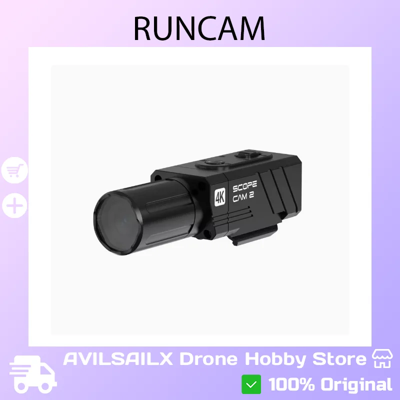 RunCam ScopeCam 2 4K HD Tactical Recorder with Durable Metal Shell