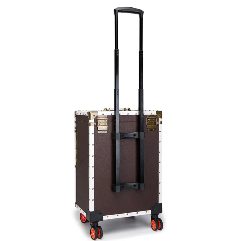 Kapper Gereedschapskist Professionele Make-Up Kunstenaar Grote Capaciteit Gereedschapskist Multifunctionele Make-Up Tool Opbergdoos Trolley Case