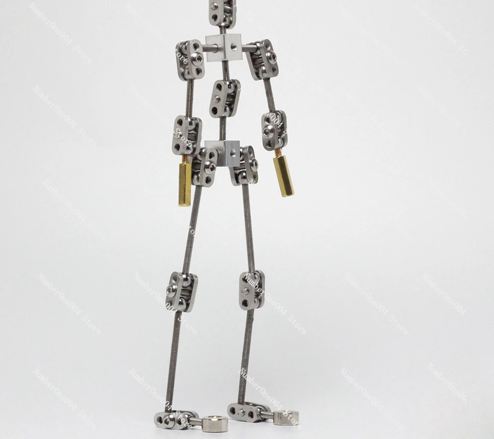 

Man skeleton NOT-READY-MADE Studio Stop Motion Armature Kits Metal Puppet Figure for Character Design Creation