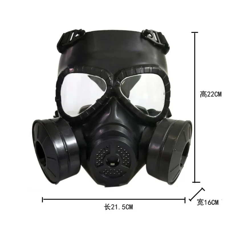 M04 Simulation Gas Mask Real Life Field Equipment No Gas Dual Fan Tactical Mask Model