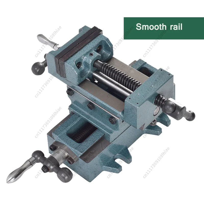 q97 Heavy-Duty Precision Cross-Nose Pliers Bench Vise Drilling Variable Milling Machine Two-Way Movable Vise Table 3 inch/4 inch