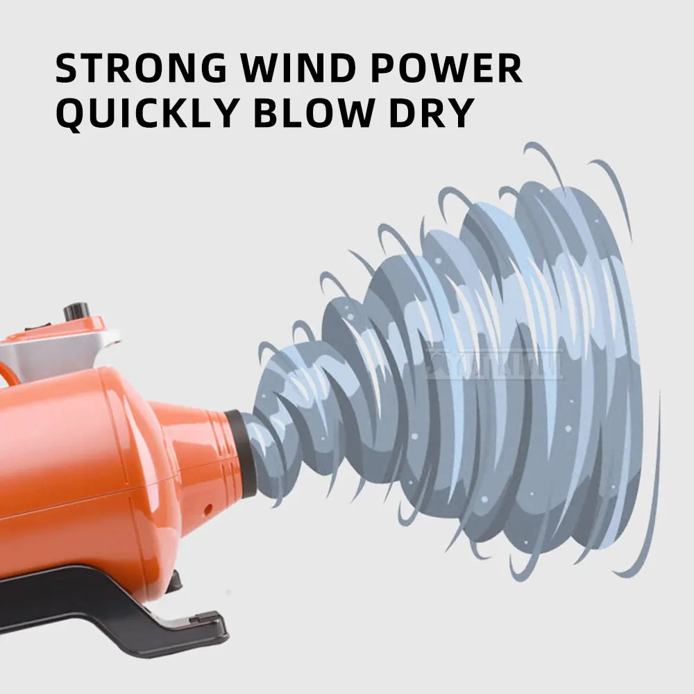 Pet grooming blow dryer for large dogs, dual-motor high-power, suitable for golden retrievers, used in pet shops