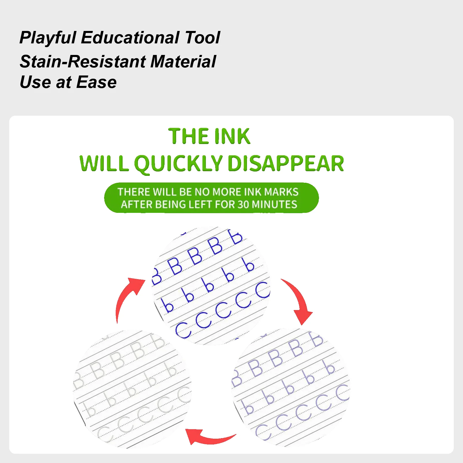 

Детская многоразовая книга для практики письма, 1 комплект, рабочие тетради для каллиграфии, рифленые для отслеживания букв, учатся писать дошкольного возраста