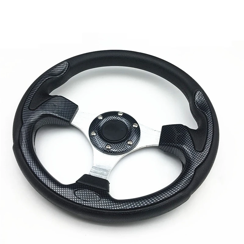 Universal Car Sport Steering Wheel Racing Universal 320mm/13Inches Pu Steering Wheel High Quality And Durable With Horn and Logo