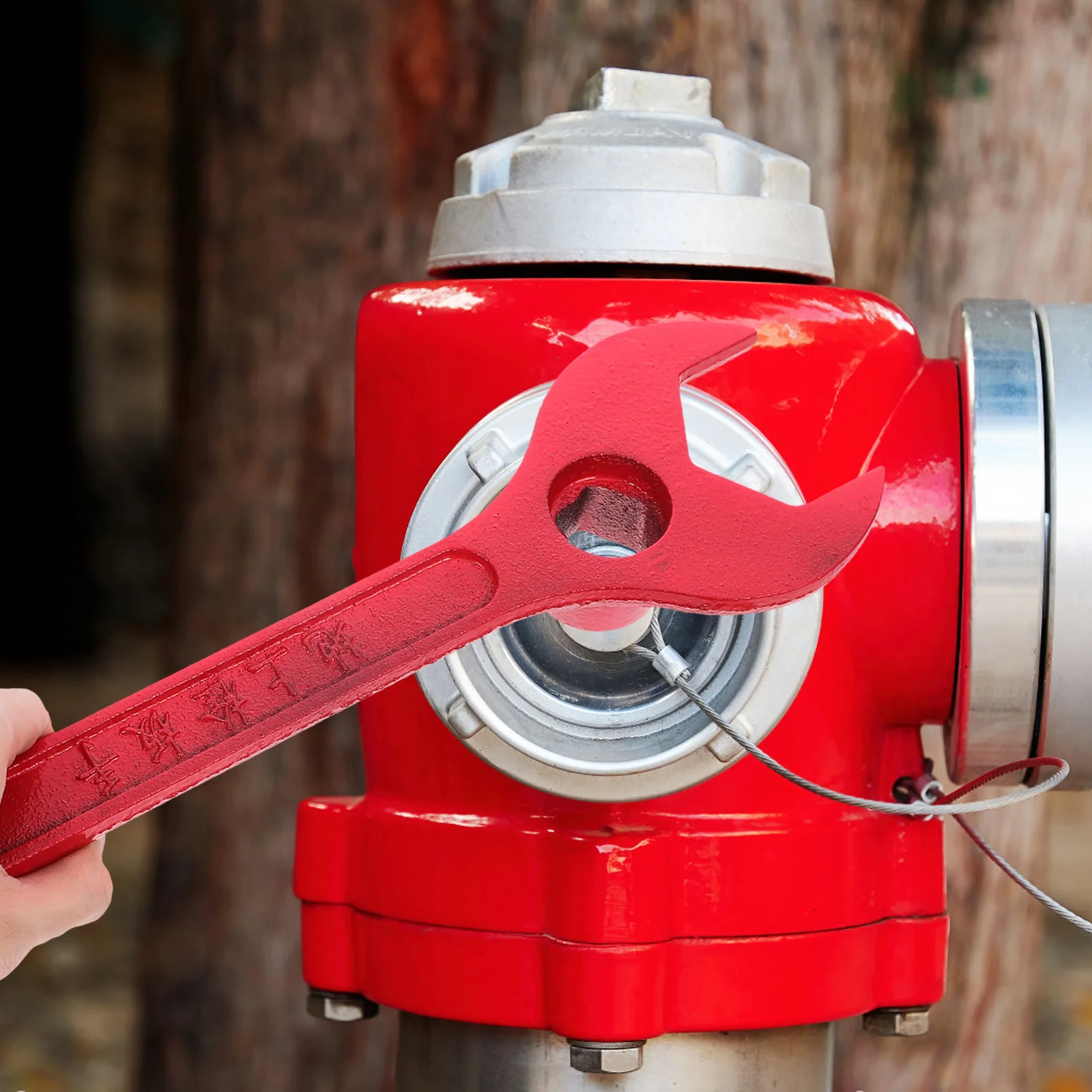 Fire Hydrant Wrench Rugged Build Reliable Performance in Demanding Situations Fire Safety Essential Firefighter Emergency