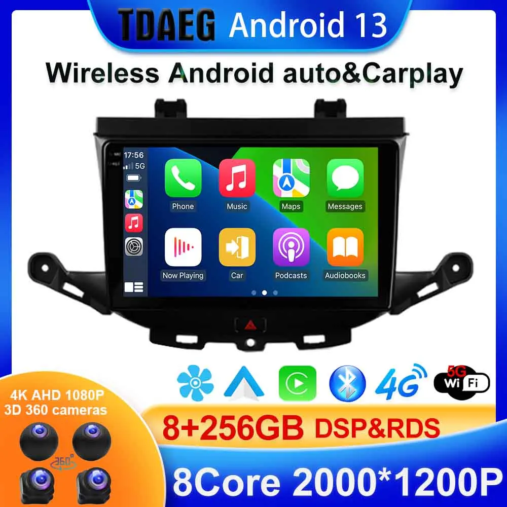 2K For Opel Astra K 2015 - 2022 Car Radio Multimedia Video Player Navigation stereo GPS Android 10 No 2din 2 din dvd BT5.0