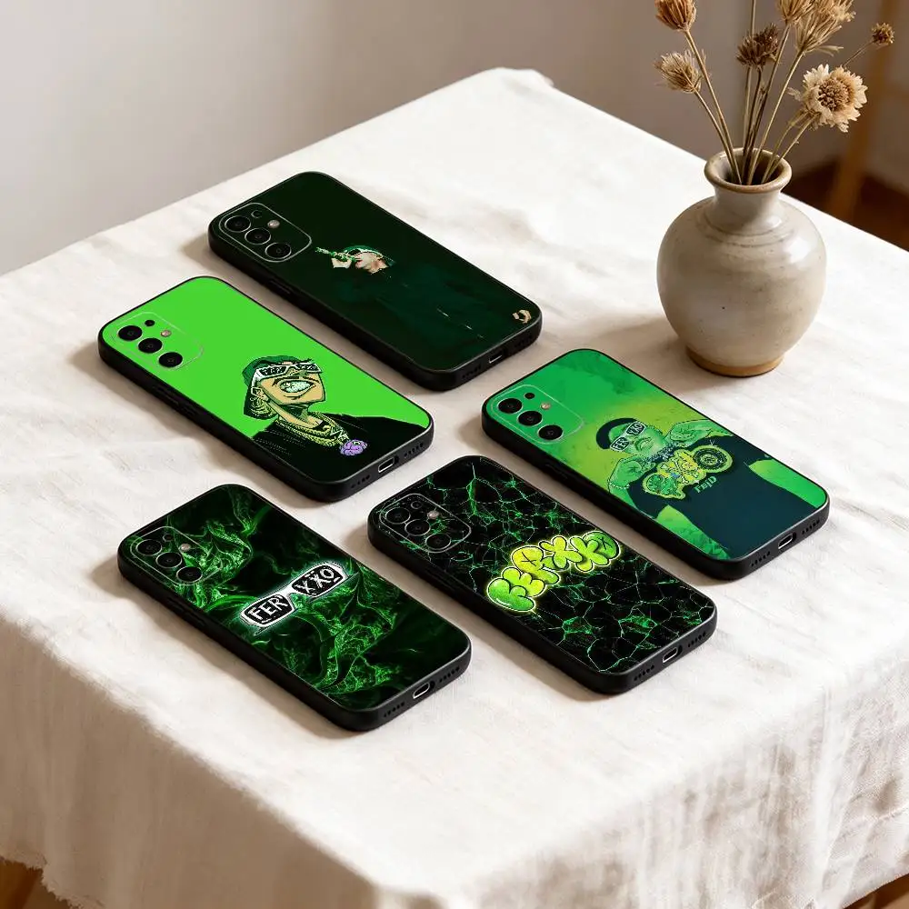 

singer Feid Ferxxo SlXDO Phone Case For Samsung S25,S24,S21,S22,S23,S30,Ultra,S20,Plus,Fe,Lite,Note,10,Black Cover