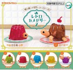 Gashapon 2nd Edition Turtles Jelly Style Capsule Toys Dessert Food Anthropomorphic Animal Model Toys Tabletop Ornament