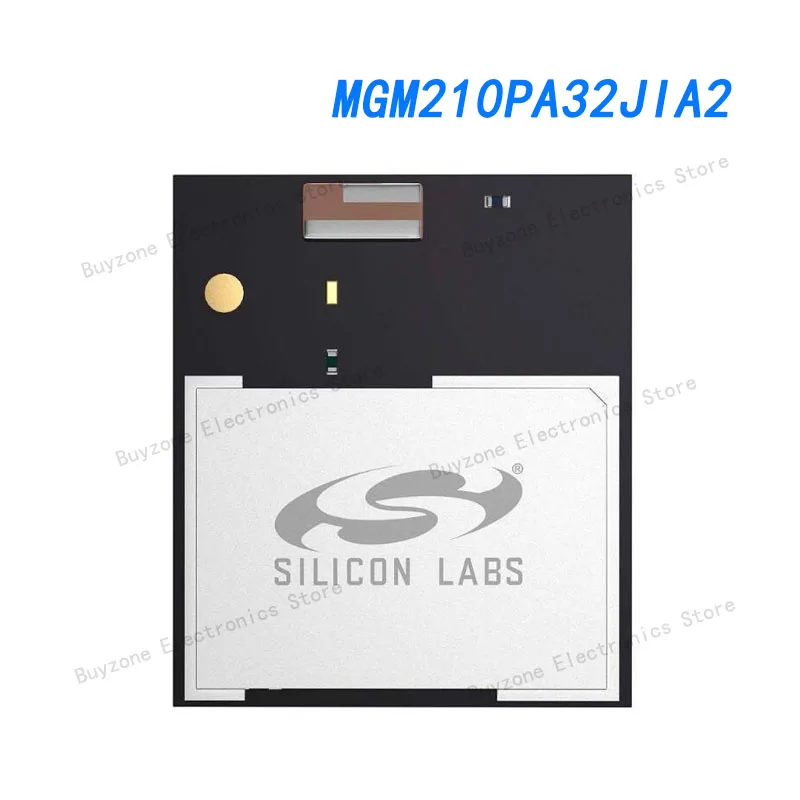 MGM210PA32JIA2 Bluetooth v5.3, Thread, Zigbee® Transceiver Module 2.4GHz ~ 2.4835GHz Integrated, Chip Surface Mount