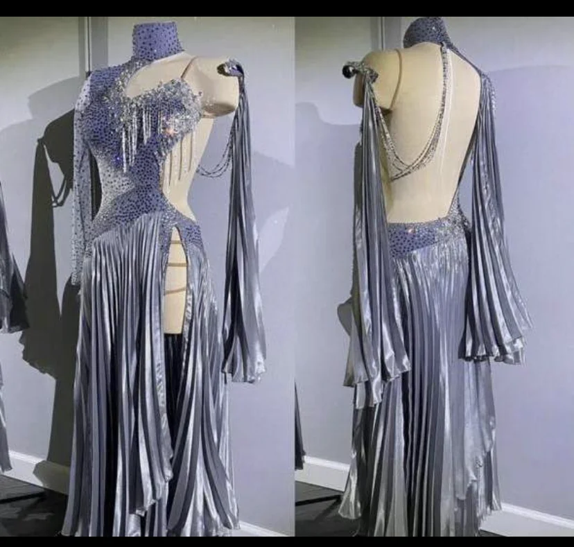 GOODANPAR Smooth ballroom dance dress Standard Ballroom Dance Dress for Competition Waltz Dress For Dancing Clothes Dance Wear