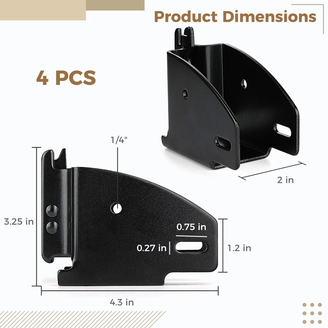 Imagem -05 - Track Madeira Beam Soquete Fittings Suportes de Armazenamento de Carga Lumber Amarre Acessórios Pcs por Conjunto e