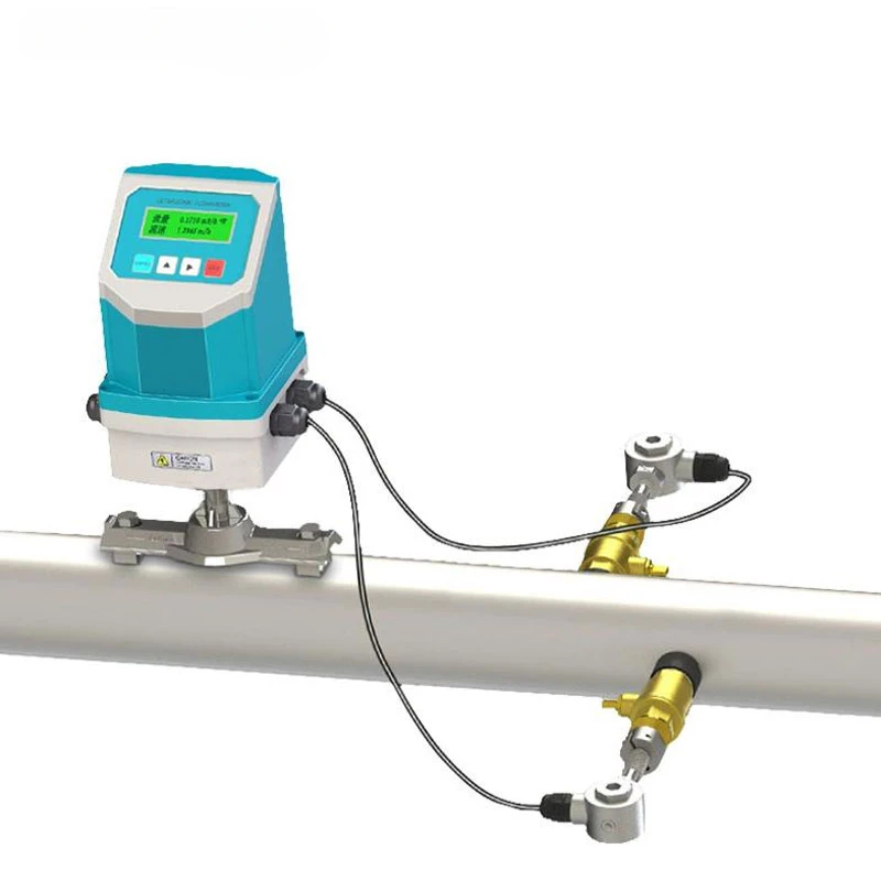 Industrial High Precision Water Clamp On Inline Pipe Type Ultrasonic Flow Meter