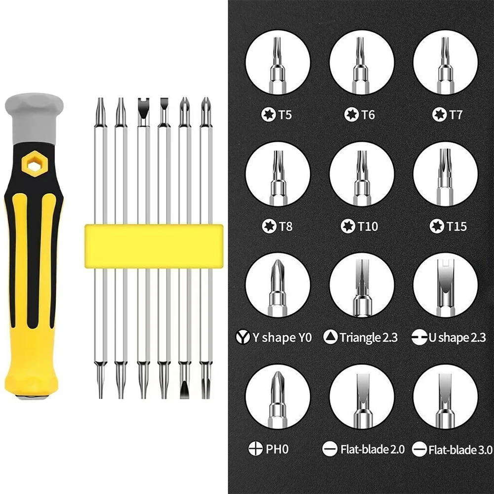 Schraubendreher-Set, magnetisches Präzisions-Schraubendreher-Set, Y-förmig, U-förmig, Reparatur-Handwerkzeug-Sets, multifunktionales Wartungswerkzeug