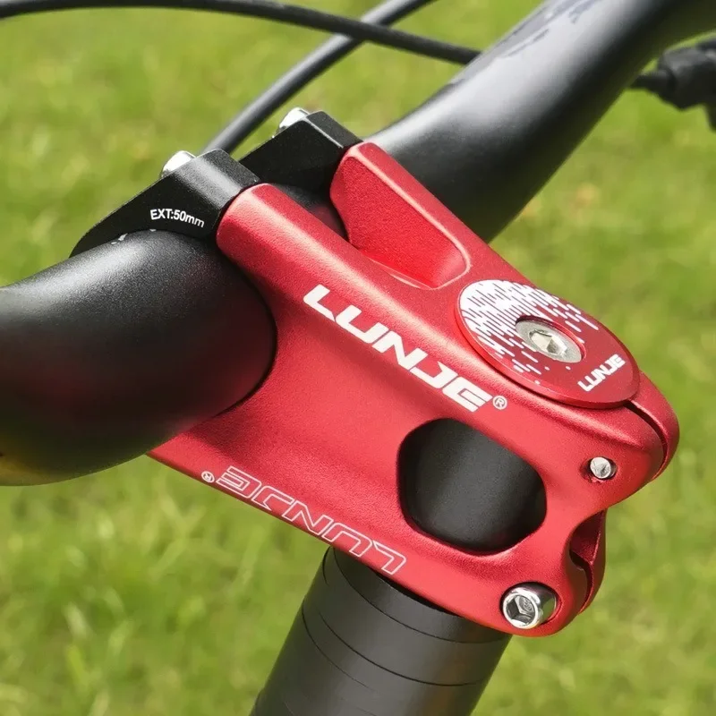 

Mountain Bike Off-Road Red Stem 31.8*50mm Aluminum Alloy Hollow BMX Downhill Wear-resistant High Hardness Bicycle Component