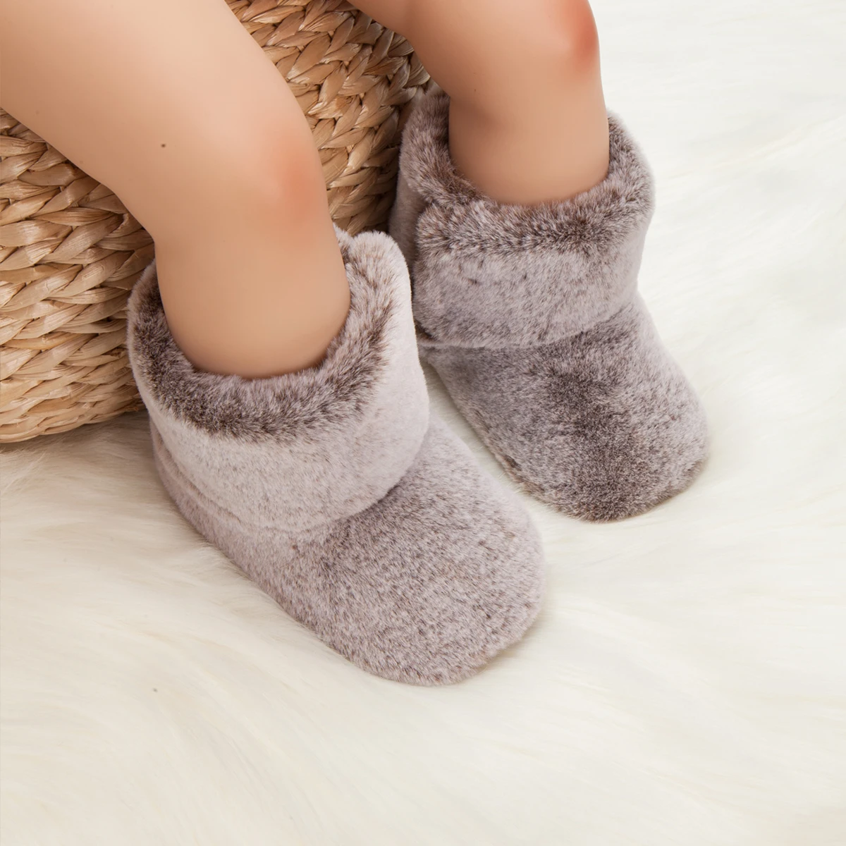 Newborn Baby Winter Boots Infant Toddler Shoes Keep Warm Snowfield Booties for Girls Boys First Walkers Shoes