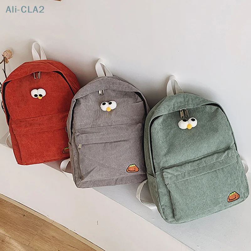 

Классический вельветовый рюкзак большой вместимости для девочек