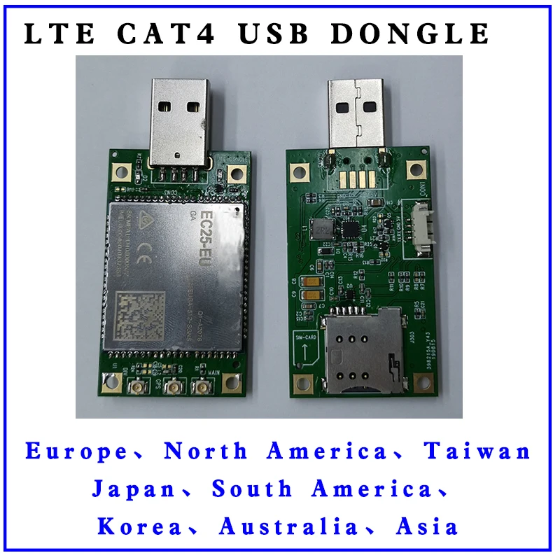 

Quectel EC25 EC25-E EC25-AU EC25-EU EC25-A EC25-EC 4G LTE USB DONGLE with sim card slot