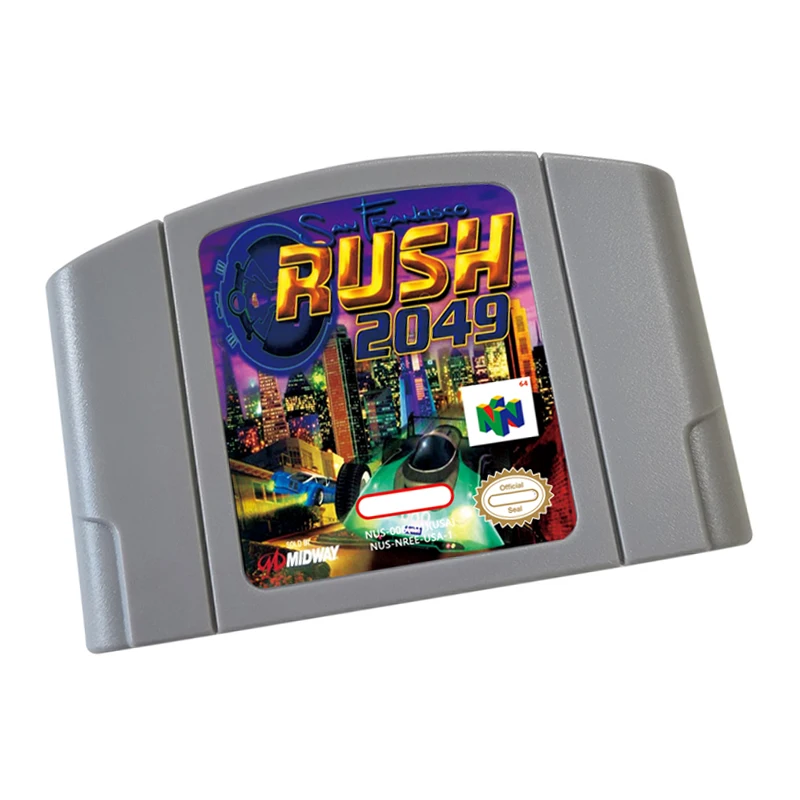 N64 games CartridgeSan Francisco Rush 2049 NTSC Version Retro Games reconstructed