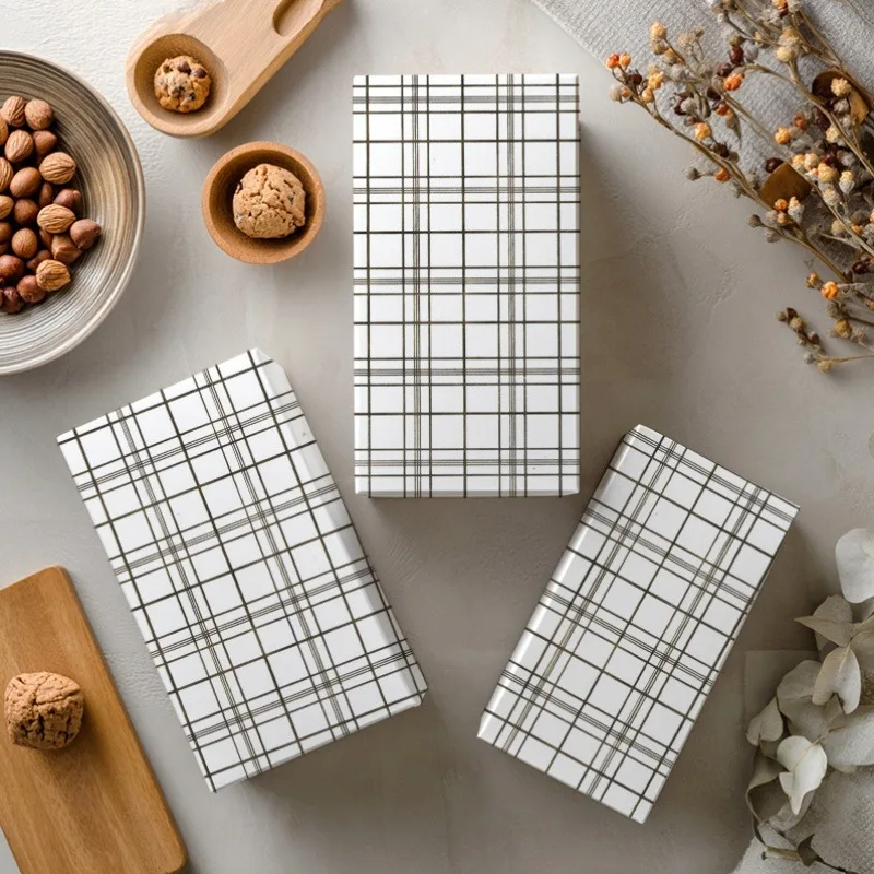 gold Advanced grid wrapping paper - 43cm x 3m, modern minimalist design, elegant and sophisticated wrapping paper, durable paper view 5