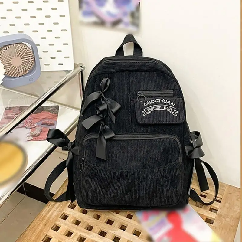 Lovely Bows Backpack Large Capacity Backpack School Backpack Travel Backpack