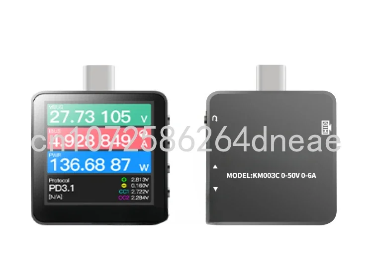 ChargerLAB USB PD3.1 Protocol 48V Range Dual Type-C Tester KM003C