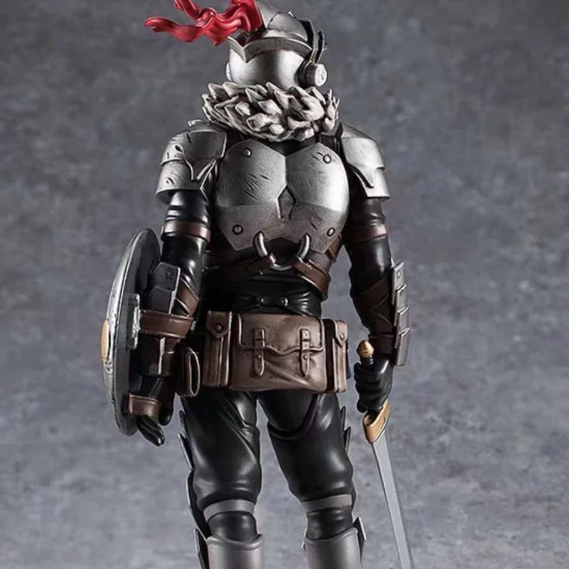 17cm Goblin Slayer Action Figure Handmade Gk Pop Up Parade Goblin Killer Hunter Adventurer Anime Model Black Collectible Toys