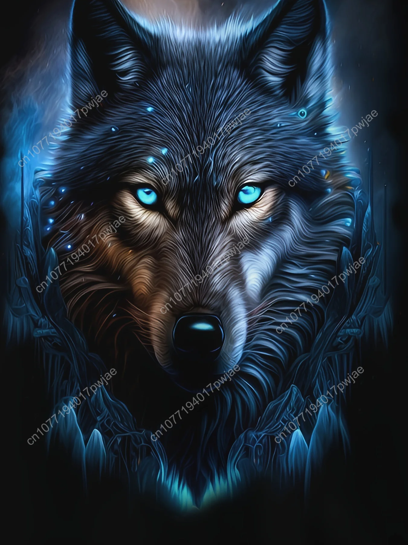 Мужская толстовка с 3D принтом волка, повседневная трикотажная ткань из полиэстера с длинными рукавами, топ с капюшоном стандартного кроя на весну/осень, легкая стрейч, 20