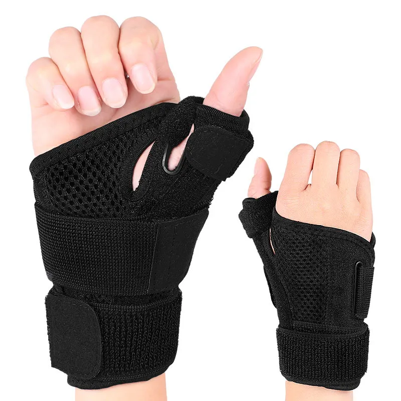 Hand Protector Brace Medical Sports Carpal Tunnel Arthritis Splint Support Wristband Adjustable Left Right Fitness