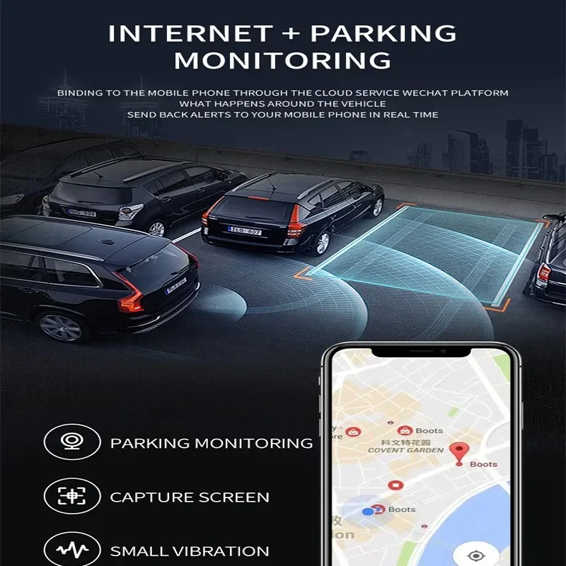 Spiegelkamera 4G Dash Cam A10 1080P IPS Wifi Unterstützung Handy App Smart Adas Dash Cam 7 Zoll 70mai Android 8.1 OS 7"