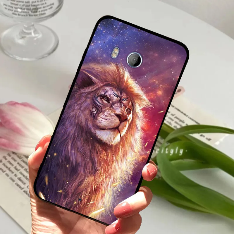 غلاف خلفي من السيليكون الناعم لهاتف HTC U11 حافظة لهاتف HTC U12 LIFE / U11 Plus U 11 واقي للصدمات HTV33 Funda