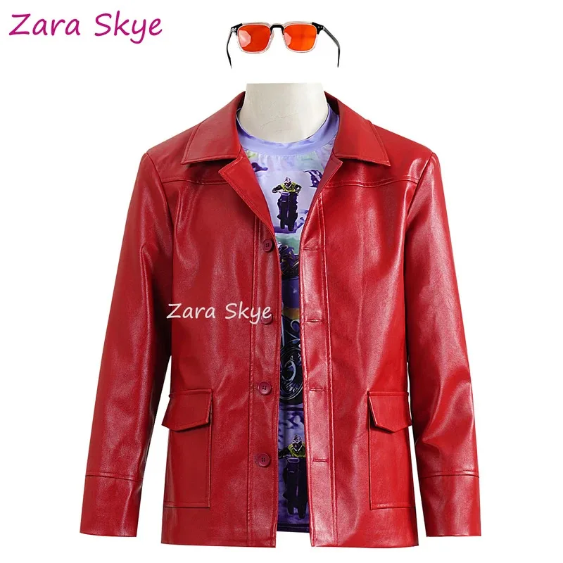 

Fight Club movie cosplay costume Tyler Durden adult man leather jacket disfraz Party carnival performance anime Halloweencostume