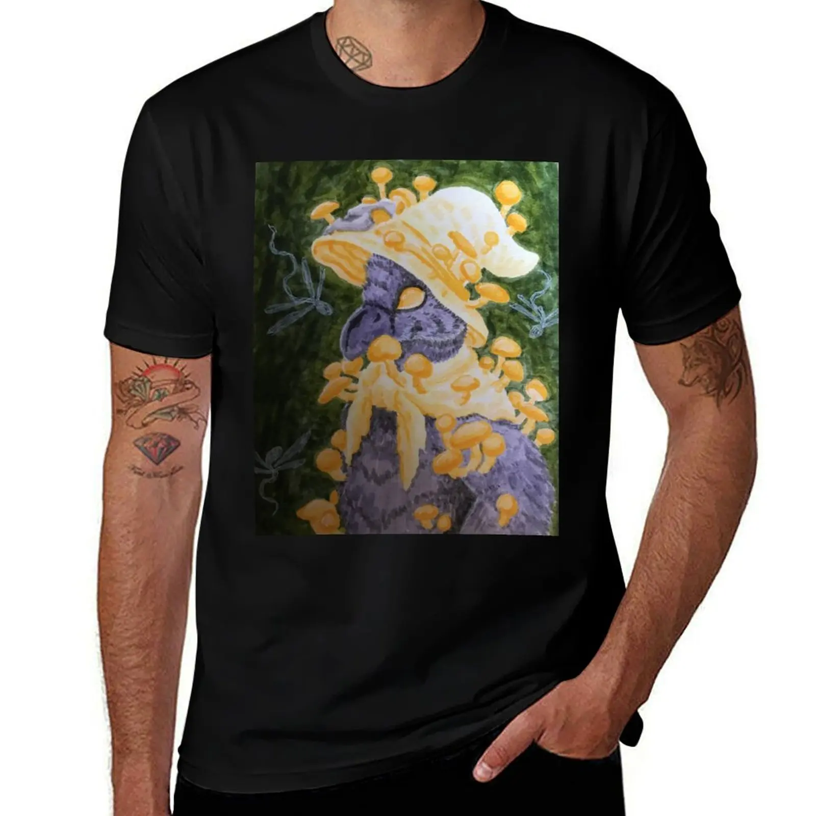 

Mushroom Witchling T-Shirt Holiday Lightweight T-Shirt