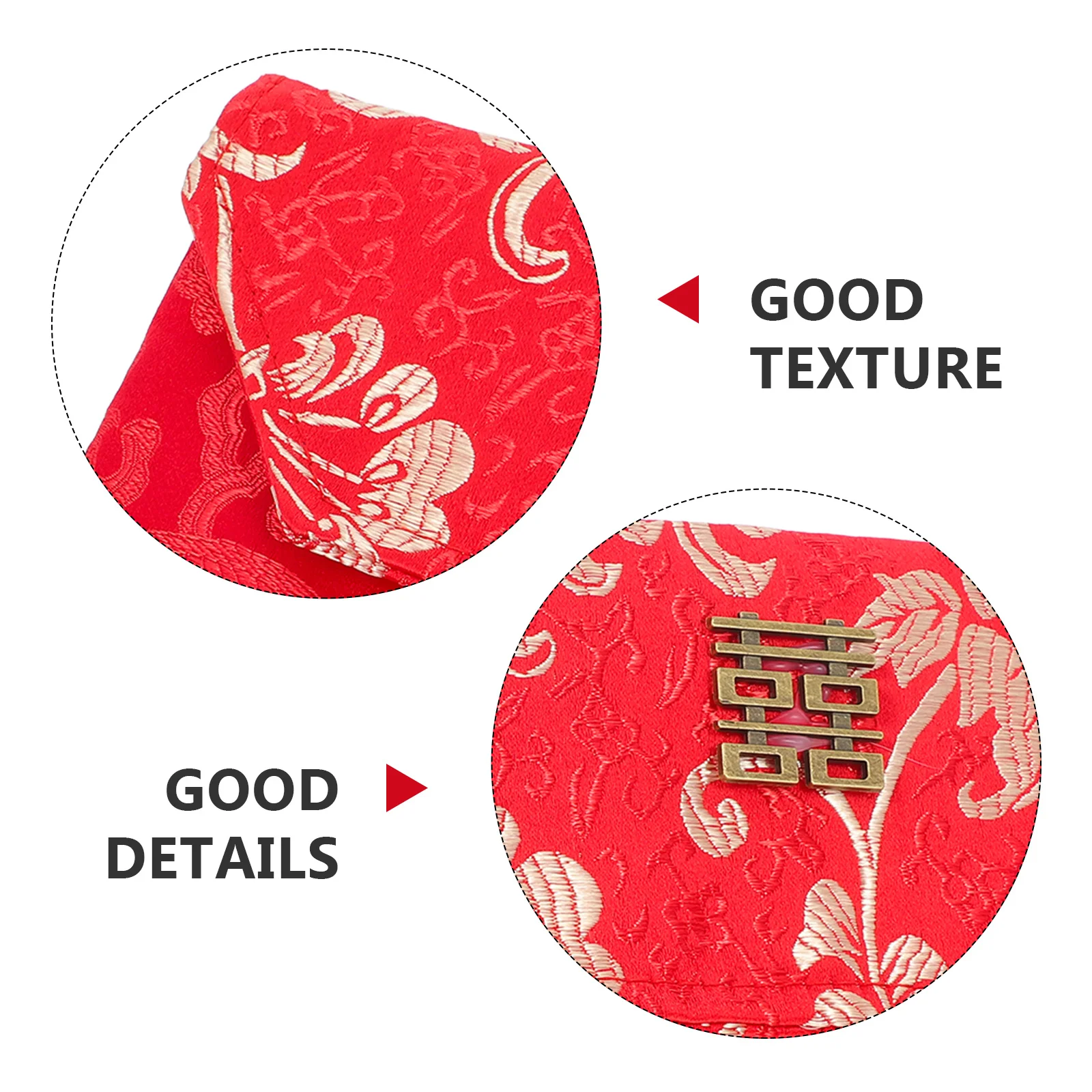 Chinese Wedding Red Envelopes Texture for Spring Festival New Year Lucky Money Cash Envelopes Wedding Cash Holders