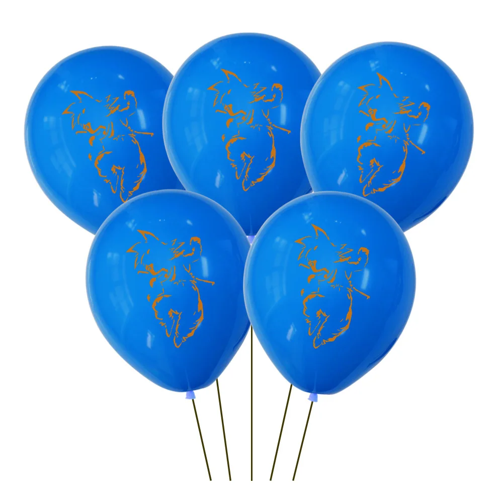 12 Buah Balon Lateks Pesta Dragon Ball Dekorasi Pesta Ulang Tahun Anak Laki-laki Hadiah Perlengkapan Baby Shower Dekorasi Pernikahan Mendukung Globos Udara