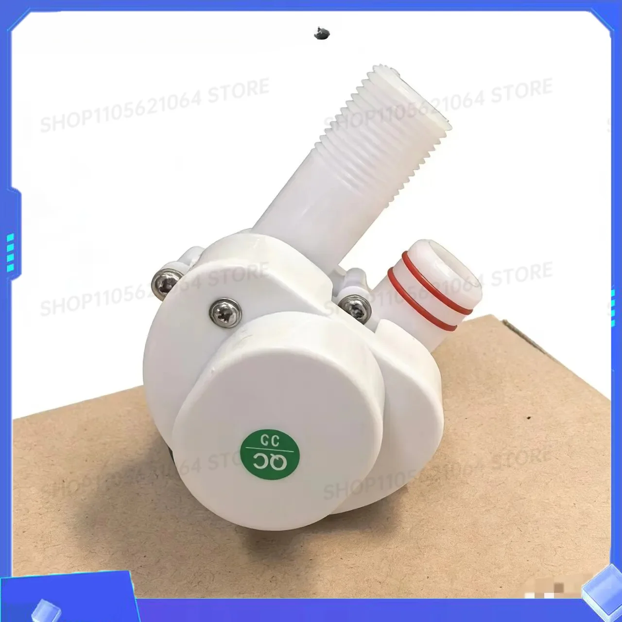 Smart toilet tank water separation valve to solve flushing without water separation
