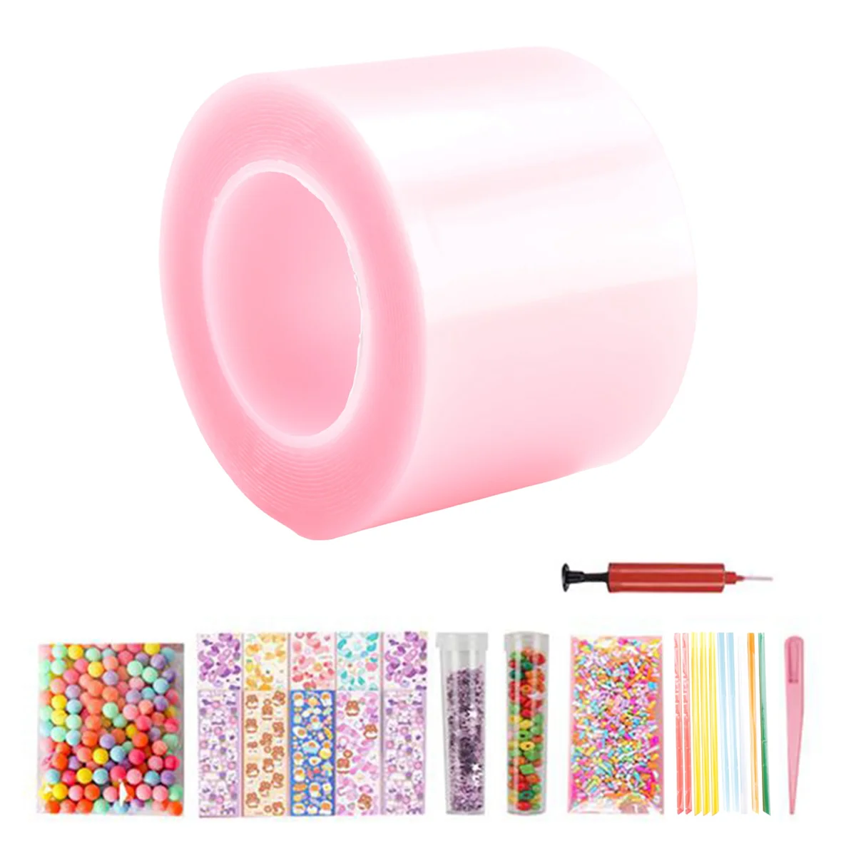 

Pet Nano Glue Kneading Music Blowing Bubble Full Set of Nano Tape Double-Sided Paste Blowing Bubble Decompression Toy A