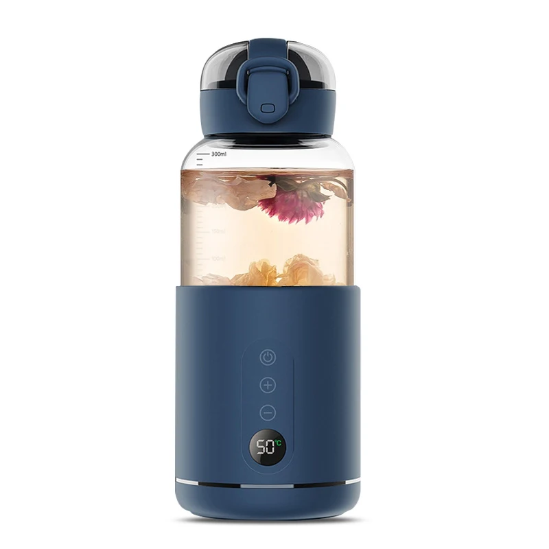 

Smart electric cup with adjustable temperature for brewing coffee, milk powder, and car heating beverage bottles