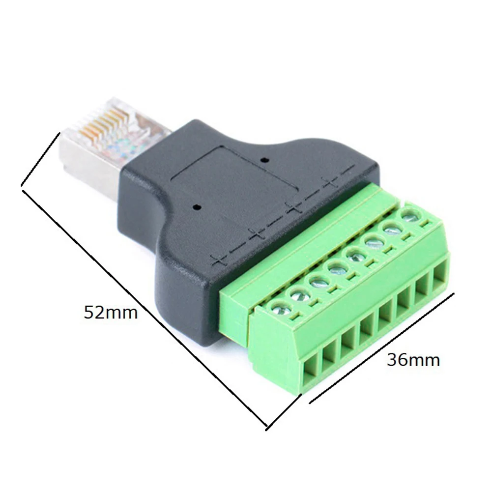 لتوصيلات الفيديو RJ45 8-Pin موصل إعداد الشبكات اتصالات استكشاف الأخطاء موصل تطبيق الشبكات