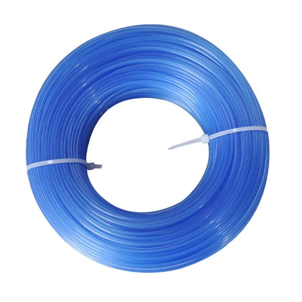 1pcs Mowing Line 1.6 Mm Brush Cutter 100 M Trimmer Line Grass Trimmer Nylon Blue Mowing Line Efficient And Easy To Use